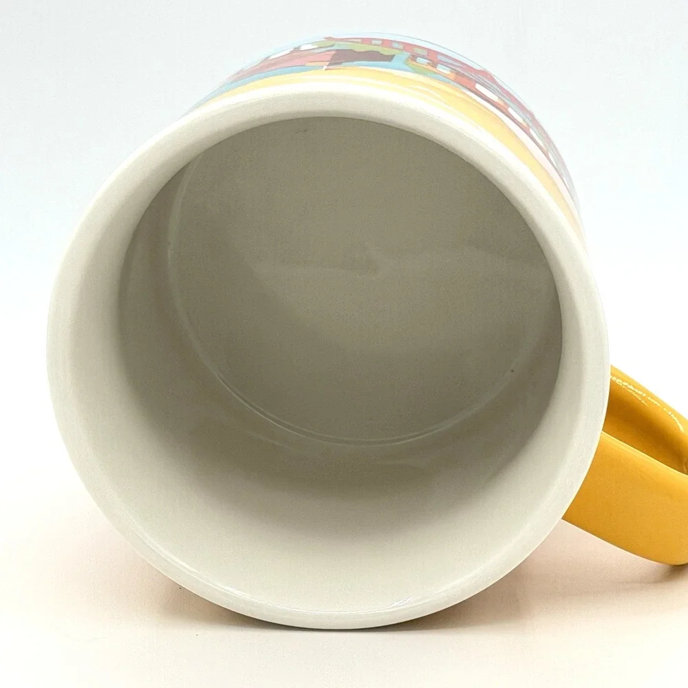 Starbucks You Are Here Tamsui Taiwan Mug 14oz Bone China Yellow Retired City Cup - Picture 6 of 8